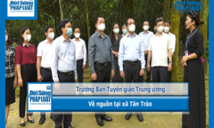 Trưởng Ban Tuyên giáo Trung ương về nguồn tại xã Tân Trào