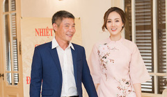 Vợ trẻ NSND Công Lý lên tiếng trước tin đồn rạn nứt hôn nhân