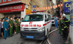Video: Hiện trường thương tâm vụ cháy nhà 3 người tử vong ở Hà Nội