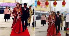 Đám cưới gây xôn xao vì ngoại hình quá đặc biệt của cô dâu, dân tình biết luôn ai là  "nóc nhà "