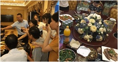 Gọi toàn  "sơn hào hải vị " liên hoan họp lớp, các  "doanh nhân " có hành động không ngờ khi thanh toán
