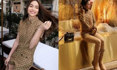 Hồ Ngọc Hà diện cả cây đồ hiệu bên phương trời Tây, dân tình lập tức  "réo tên " một người