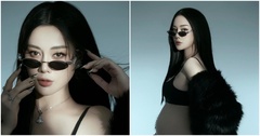 Mẹ bầu Phương Oanh tung hình ảnh  "táo bạo " ở giai đoạn cuối thai kỳ, tiết lộ cân nặng hiện tại 