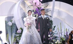 Quang Hải hạnh phúc,  "tay trong tay " đón nàng dâu thảo Chu Thanh Huyền về dinh