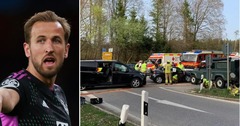 3 con nhỏ của thủ quân tuyển Anh Harry Kane bị thương trong vụ đâm xe liên hoàn