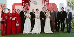 Đám cưới cực hiếm ở Lâm Đồng: 3 chị em ruột cưới cùng ngày, vào hôn trường cùng giờ