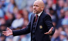 Cổ động viên Manchester United không còn kiên nhẫn với HLV Ten Hag