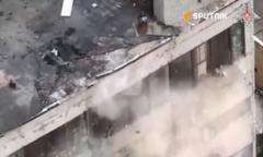 Cứ điểm của Ukraine phát nổ sau đòn tấn công của máy bay không người lái Nga