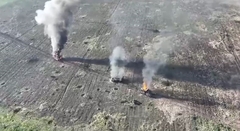  UAV Ukraine xuyên lồng bảo vệ, tiêu diệt xe bọc thép Nga