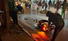 Vụ xe tải tống cô gái tử vong ở Hà Nội: Người dân chặn bắt tài xế đang bỏ chạy