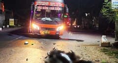 Tin tức tai nạn giao thông mới nhất ngày 16/5: Xe khách đâm xe máy, 2 người chết