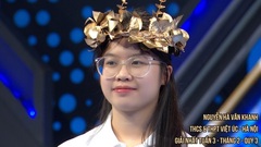 Nữ sinh trường Việt – Úc giành chiến thắng sát nút trong cuộc thi tuần Olympia