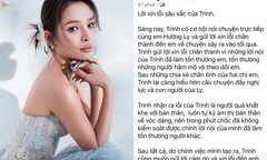 Phương Trinh Jolie xin lỗi sau những phát ngôn kém duyên về Hương Ly