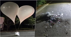 Hàn Quốc cáo buộc Triều Tiên thả rác qua biên giới bằng hơn 150 khinh  khí cầu