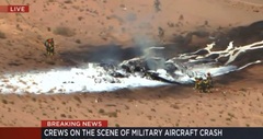 Tiêm kích F-35B của Mỹ cháy rụi sau khi đâm xuống đất