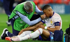 Mbappe chấn thương mũi khi cùng đội tuyển Pháp “chinh chiến” tại EURO 2024