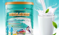 Chỉ 2 ly sữa Vika Sure mỗi ngày giúp đánh bay thoái hóa xương khớp