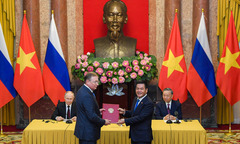 11 văn kiện hợp tác Việt - Nga được ký nhân chuyến thăm của ông Putin