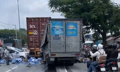 Bình Dương: Tai nạn giao thông liên hoàn khiến một tài xế tử vong