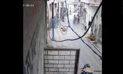 Video: Bé trai bất ngờ bị khỉ tấn công giữa phố