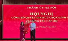 Bà Bùi Thị Minh Hoài làm Bí thư Thành ủy Hà Nội
