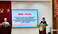 “Các luật gia phát huy tinh thần sáng tạo, dám nghĩ, dám làm, dám chịu trách nhiệm”