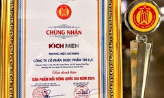 Trí Lực Pharma vinh dự là top 10 thương hiệu nổi tiếng quốc gia năm 2024