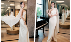 Chi Pu xinh đẹp tựa nữ thần, bắt tay thương hiệu do Triệu Lộ Tư đại diện