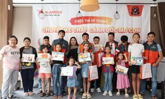 Gia đình bác tài Lalamove cùng nhau vẽ ước mơ 