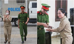 Cô đồng bổ cau  "đúng nhận, sai cãi " hầu tòa, mỉm cười tỏ thái độ thách thức 