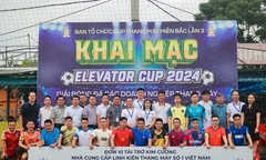 Khởi tranh Giải bóng đá các doanh nghiệp thang máy miền Bắc 2024
