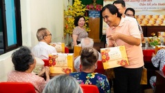 Ovisure Gold cùng Nghệ sĩ Quyền Linh trao tặng 200 phần quà  Tại Viện Dưỡng Lão Thị Nghè