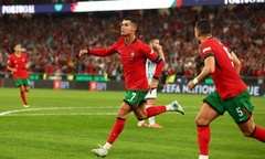 Ronaldo đá nửa trận ghi bàn quyết định, Bồ Đào Nha ngược dòng hạ gục Scotland