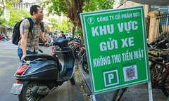 Điểm trông giữ xe tại hà Nội áp dụng  tiêu chí  "2 không, 1 có "