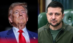 Ông Trump nói về ông Zelensky,  ám chỉ việc dừng viện trợ Ukraine nếu đắc cử tổng thống