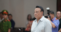 Hình ảnh Chủ tịch Tân Hoàng Minh Đỗ Anh Dũng tại phiên phúc thẩm
