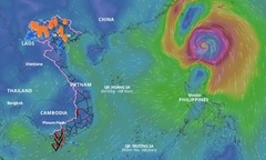 Bão Krathon- mạnh ngang ngửa siêu bão Yagi có  "đổ bộ " vào Việt Nam?