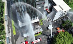 Diễn tập phương án chữa cháy, cứu nạn, cứu hộ tại PV GAS Tower