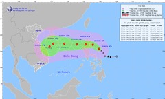 Tin bão Trà Mi mới nhất ngày 23/10: Di chuyển nhanh vào biển Đông, mạnh lên cấp 12, giật cấp 15