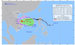 Bão số 6 giật cấp 14, diễn biến phức tạp, đang áp sát vùng biển Miền Trung