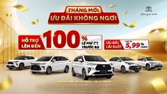 Cơ hội cuối cùng để sở hữu xe Toyota với ưu đãi 100% lệ phí trước bạ