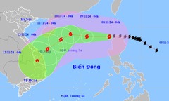 Bão Yinxing chính thức đi vào Biển Đông, mạnh cấp 14, giật cấp 17