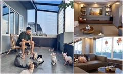 Cơ ngơi “triệu đô” của sao Việt: Khám phá penthouse rộng rãi của Ngô Kiến Huy