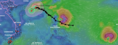 Bão số 8 suy yếu thành áp thấp nhiệt đới, khả năng cao xuất hiện bão số 9