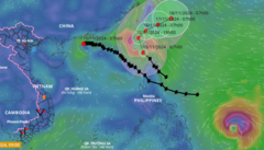 Bão Usagi tăng cấp đi vào Biển Đông hôm nay (15/11), trở thành cơn bão số 9 