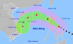 Thời tiết hôm nay ngày 18/11: Bão Man-Yi giật cấp 14 vào biển Đông,  "đụng độ " không khí lạnh