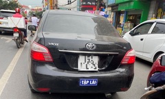 Xe tập lái chạy sai luật có bị xử phạt không?