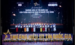 Vinh danh hơn 100 thương hiệu uy tín quốc gia năm 2024