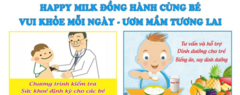 Happy Milk Grow Gold đồng hành  cùng trẻ học đường