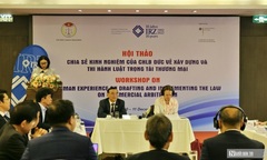 Hội Luật gia Việt Nam và CHLB Đức chia sẻ kinh nghiệm xây dựng Luật Trọng tài thương mại
